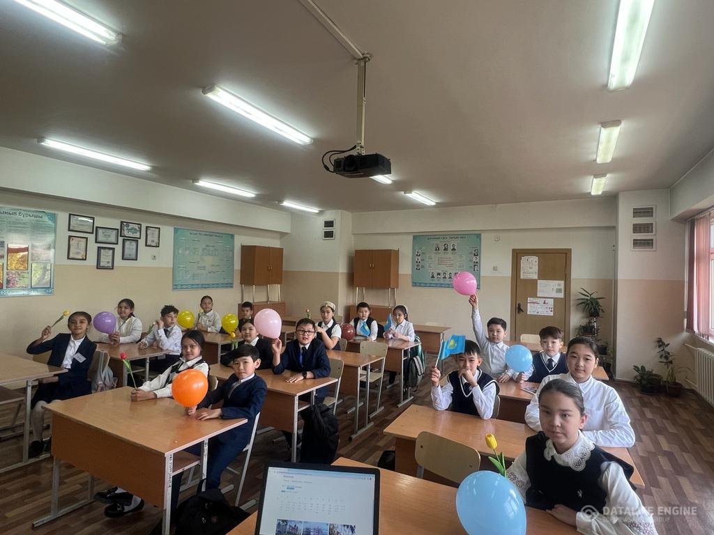 Алматы қаласы Түрксіб ауданы №84 ЖББМ сәуір айының 28 күні "1 мамыр  – Қазақстан халықтарының бірлігі күні" тақырыбында 1-11 сыныптарда сынып сағаты ө