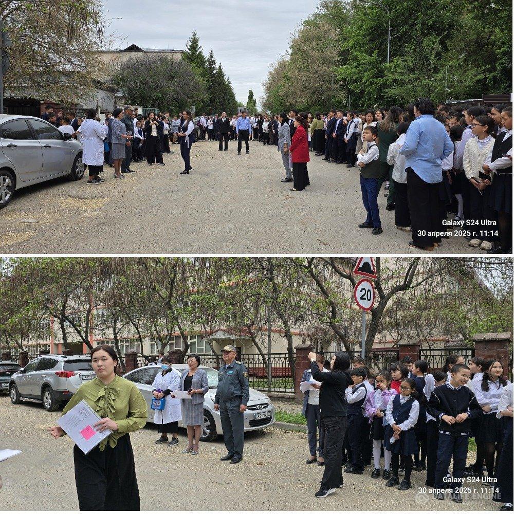 Алматы қаласы Түрксіб ауданы №84 ЖББМ сәуір айының 30 күні  сейсможаттығу өткізілді.